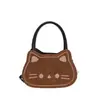 Bolso de Mano Nuevo y Lindo de Gato para Mujer 2025, Gran Capacidad, Ligero, Mochila Pequeña de Moda, Bolso Cruzado para Viajar