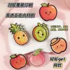 Lindos Clips de Polipropileno con Forma de Fruta Fresa Piña Acrílica Clips para Papel de Examen Memo Estudiante Clips para Bocadillos