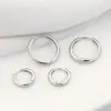 Pendientes de plata de ley 925 con hebilla para mujer, nuevos pendientes de moda 2022, pendientes sencillos de viento frío, joyería geométrica