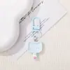 Criativo Desenho Animado Fofo Pequenos Animais Frigideira Batente de Porta Chaveiro de Miçangas Perler Pingente DIY Cultural Criativo Pequenos Presentes Enfeites