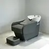 Cama de Lavar Cabelo para Salão, Cama de Lavagem Simples Semi-Reclinável para Salões de Beleza, Venda Direta do Fabricante, Cama de Salão de Beleza Moderna