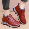 Nuevos Zapatos de Algodón para Mujer Otoño/Invierno 2026, Zapatos Casuales para Mamá, Zapatos Calentitos sin Cordones para Personas Mayores, Botas de Nieve Forradas de Lana y Engrosadas