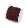 10 yardas/rollo cobre electroforesis cuero cadena en O retorcida cadena lateral cadena de extensión joyería europea y americana al por mayor