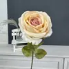 Flores Artificiales Color Champán para Bodas al Aire Libre, Decoraciones de Fondo de Boda, Adornos para Sala de Estar en Casa, de Alta Gama y Realistas