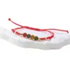 Pulsera tejida de hilo rojo para el año del zodiaco, deseándote prosperidad, paz, alegría y éxito en los exámenes, un recuerdo para estudiantes durante la temporada de graduación