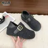 Sapatos Birkenstock femininos de pelúcia quentes com aumento de altura 2026 inverno novo para pessoas de baixa estatura, sapatos casuais únicos, sapatos de motorista para pessoas preguiçosas