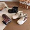 Botas Cortas de Moda Otoño/Invierno 2025 para Niñas, Botas de Cuero Estilo Coreano Princesa a Media Pantorrilla, Zapatos Birkenstock para Niños