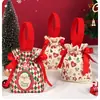 Bolsa Pequeña de Regalo Navideño, Bolsa para Empacar Manzanas de Nochebuena, Caja de Regalo Vacía, Regalo para Personas Mayores, Bolsa de Caramelo
