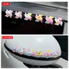 Molino de Viento Pequeño Giratorio para Coche Adorno para Coche Decoración Linda para Salpicadero Espejo Retrovisor Parte Trasera Creativa del Coche