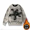 Moletom Masculino de Manga Longa Estilo Novo Mandala Flor Primavera, Outono e Inverno, Design Estrelado Tendência de Luxo Leve, Blusa Casual com Gola Redonda Rasgada
