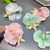 Pinza para el Cabello de Verano Super Hada Dulce Flor Perla Estrella de Mar Atmósfera de Foto en la Costa Accesorios para el Cabello Flequillo Lateral
