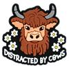 Cartoon Highland Cow Series Gota de Plástico PVC Sapatos de Borracha Macia Buraco Flor Sapato Fivela Sapatos de Jardim Buraco Telefone Móvel Caso DIY Acessórios