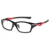 Venta al por mayor de fábrica Gafas deportivas para hombre con montura TR90, gafas deportivas de dos colores, se pueden equiparar con gafas para miopía 5139
