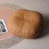 Almofada de Couro Futon Estilo Japonês Tapete Preguiçoso Tatami para Janela de Canto Assento de Sala de Estar Almofada Multiuso para Meditação em Casa