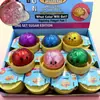 Bestseller transfronterizo Halloween gelatina de frutas squishy, juguete antiestrés de rebote lento, bolsa con cara sonriente de cuentas pop squishy con purpurina