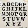 Adesivos de tecido bordados 26 letras em inglês adesivos de tecido bordados atacado adesivo termofusível patch DIY para roupas acessórios de vestuário