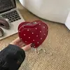 Bolso pequeño de moda transfronterizo para mujer, nuevo bolso versátil de verano 2026 con cadena de lunares para hombro y bandolera, bolso con forma de corazón