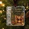 Nuevas decoraciones navideñas acrílicas de venta caliente transfronteriza, colgantes creativos, adornos navideños acrílicos