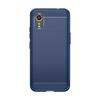 Adecuado para Funda de Teléfono Móvil Samsung Xcover 7 Cubierta Protectora de Fibra de Carbono Cepillada Samsung Xcover 7 Funda Blanda de TPU