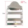 Hebilla Metálica Trapezoidal para Ajuste de Longitud de Correa de Mochila 15/20/25/30mm Hebilla de Tres Posiciones para Correa de Equipaje