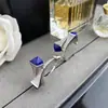 Moda europea y americana lujo pendientes retro pirámide diamante decoración tridimensional estilo palacio pendientes de piedras preciosas suministro caliente