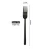 Estilo Industrial Aço Inoxidável Eletroplatado Titânio Preto Faca de Mesa para Comida Ocidental Colher de Sopa Garfo Colher de Chá Colher de Café Hashis Talheres Personalização