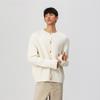 Chaqueta de Punto Retro de Estilo Americano con Cuello Redondo para Hombre Invierno Gruesa Cálida Suelta Moderna Marca Macho Guapo Cárdigan Suéter para Pareja