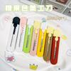 Cuchillo Utilitario Mini de Dibujos Animados Multifuncional Cuchillo para Abrir Cajas Cuchillo de Papel de Plástico Cuchillo Expreso Pequeño Lindo de Aspecto Elegante