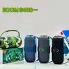Explosões Transfronteiriças S480 Alto-falante Bluetooth Sem Fio Portátil RGB Tecido Camuflagem Graves Alta Qualidade Casa