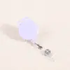 Fivela Quadrada de Puxar Fácil para Orelha Cordão de Certificado Etiqueta de Puxar Fácil Chaveiro Retrátil Corda de Puxar Marca de Fábrica Corda de Puxar Logotipo Personalizável