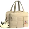 Bolso Tote Acolchado Rpet Transfronterizo Bolso de Mano Rpet Algodón Espacial Bolso Cruzado Tipo Chaqueta de Plumas Fábrica de Personalización