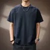Nueva Camiseta de Verano 2026 Estilo Retro Americano Cuello Redondo Manga Corta para Hombre, Estilo Montaña Exterior Tendencia Americana High Street Top para Hombre