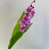 Estilo Ins Fresco Flor Artificial Flor Orquídea Campana Flor Artificial Artmaking Flor de Mano Material Flor Boda Campana de Viento Flor Falsa Hogar Mesa de Comedor Flor de Seda