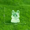 Paisaje en miniatura, figura linda de pug brillante, adorable decoración de jardín, accesorios de paisajismo DIY, adornos pequeños para ventas transfronterizas