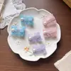 Pinza para el pelo pequeña de encaje de gasa con perlas, estilo coreano, súper de hada, versátil, para primavera y verano, pinza de presión lateral, clip lateral con corazón de niña