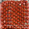 8mm Piedra Natural Cristal Ágata Facetada Apuntada Cuentas de Arroz DIY Pulsera Collar Accesorios de Joyería Productos Semiacabados Venta al por Mayor