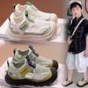 Sandalias para Niños Verano 2025 Nuevas Suela Suave Malla Punta Pan Zapatos Deportivos de Malla Única Zapatos de Playa Transpirables para Niños