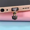 1 Pieza Lindo Perrito Tapón de Polvo para Teléfono Móvil de Acrílico, Adecuado para Conector Iphone/Tipo-C