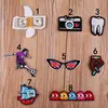 Parches Bordados Lindos de Bricolaje con Diseño de Dinero Volando para Cámara, Bolsos de Cuero y Decoración de Ropa 1
