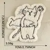 Venda Direta de Fábrica Bordado de Toalha Autoadesivo Gatinho Cartoon DIY Patch Bordado para Copo de Água Capa de Celular Sapato Chapéu Bolsa
