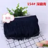 Explosiones de lentejuelas DIY accesorios para ropa de escenario encaje de flecos para danza latina encaje de flecos poliéster barba 15CM