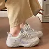 Nuevos Zapatos de Padre para Mujer 2026 Primavera/Verano, Comercio Exterior, Morado Taro, Marrón, Amarillo y Maillard, Suela Gruesa, Aumentadores de Altura, Transfronterizos