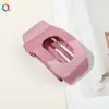 Qi Yue Presilha de Cabelo de Silicone Macio com Diamante Parte de Trás da Cabeça Grampo de Cabelo com Temperamento Alta Aparência Coque Curvo Presilha Tubarão Acessórios de Cabelo Venda por Atacado