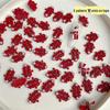 Acessórios para unhas de ano novo, estilo chinês, noiva de casamento, fosco, vermelho, oco, decoração de unhas, acessórios