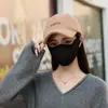 Mascarilla Pequeña Cálida Cortavientos Antibacteriana con Muestra Facial Estéreo 3D Mascarilla Cálida de Otoño e Invierno Lavable Amigable con la Piel Mascarilla a Prueba de Frío