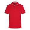 Roupas de trabalho de manga curta com lapela em cores personalizadas, uniforme de classe personalizado, roupas de festa, camisa publicitária, camisa cultural, LOGO bordado impresso