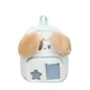 Nova Mochila de Pelúcia, Fashion e Fofa, Ursinho Fofo Gato Kt Menina Bolsa Escolar Série Ins Mochila Peluda Versátil