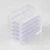Caja de Almacenamiento de Flor de Pestaña de Injerto de Camelia Caja de Almacenamiento de Pestañas de Cinco Capas Caja de Almacenamiento de Pestañas Postizas Acrílica Multicolor Opcional