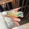 Pulsera de Plata Pura 999 Cloisonné en Relieve con Diseño de Cien Bendiciones, Estilo Chino, Regalo para Mamá, Pulsera Abierta de Fénix