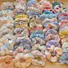 Pedido Mínimo de 100 Piezas~ Gomas para el Cabello, Scrunchies, Diademas, Accesorios Versátiles para el Cabello, Gomas Sencillas de Intestino de Cerdo, Accesorios de Tela para el Cabello